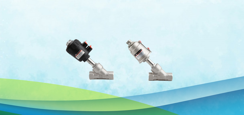 Angle seat valve